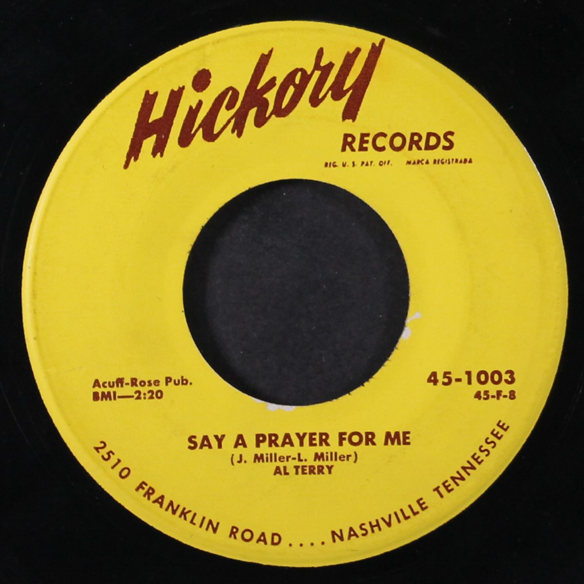 good deal, lucille / say a prayer for me by AL TERRY