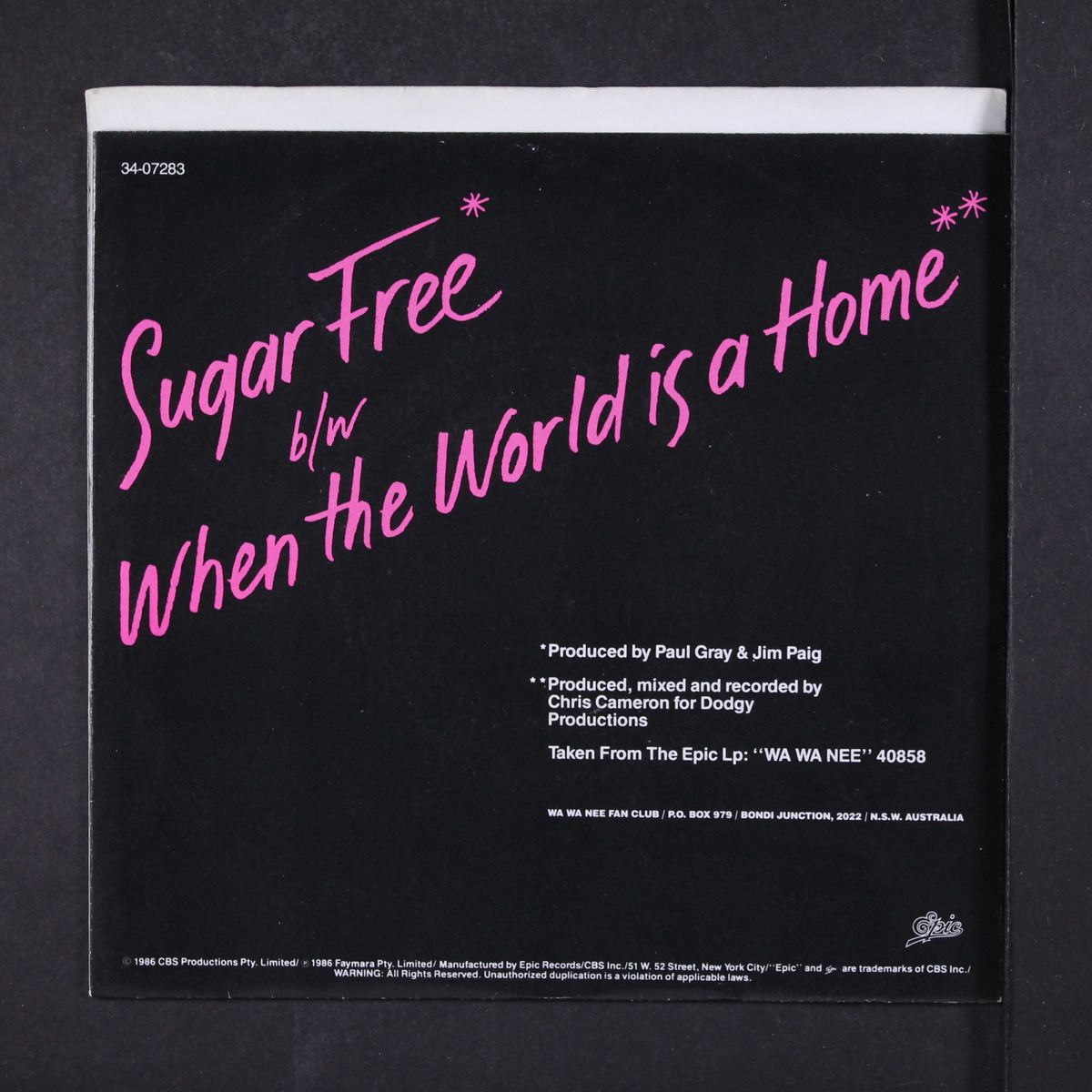 sugar free by WA WA NEE