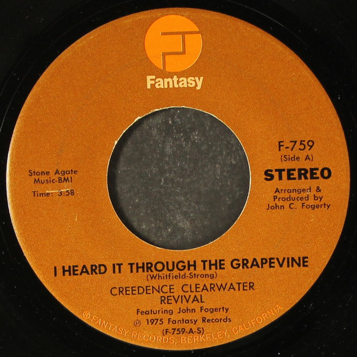 i heard it through the grapevine / good golly miss molly by CREEDENCE CLEARWATER REVIVAL