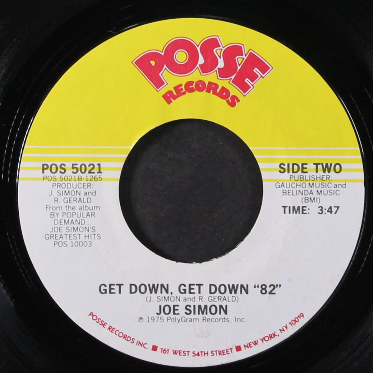 it be's that way sometime / get dow get down 82 by JOE SIMON