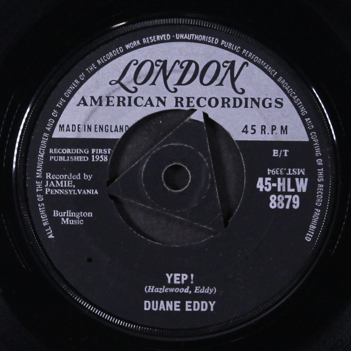 peter gunn / yep! by DUANE EDDY