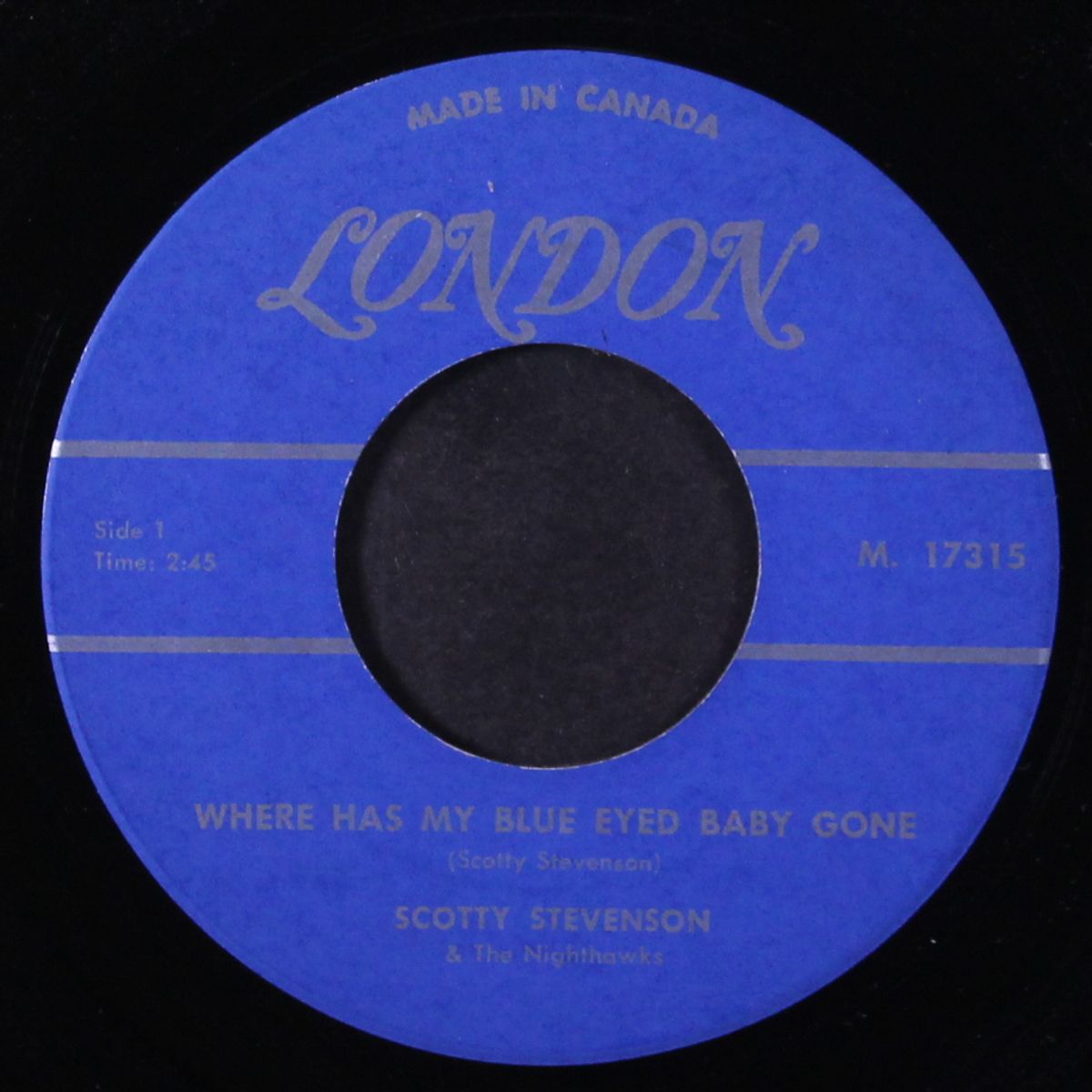 where has my blue eyed baby gone by SCOTTY STEVENSON