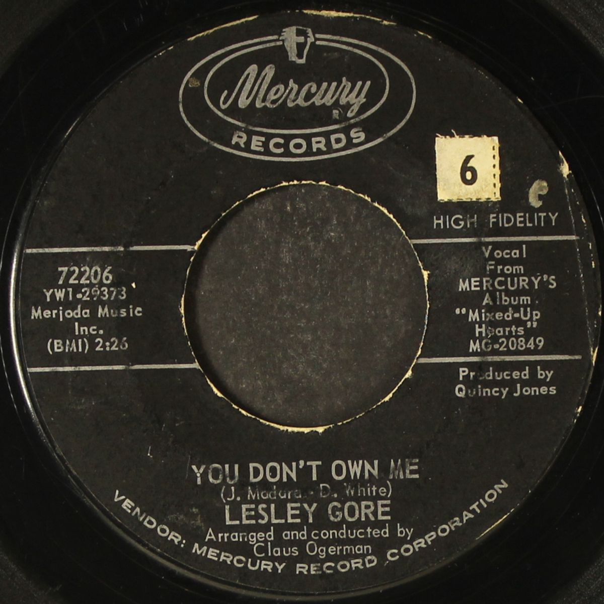 you don't own me / run bobby, run by LESLEY GORE