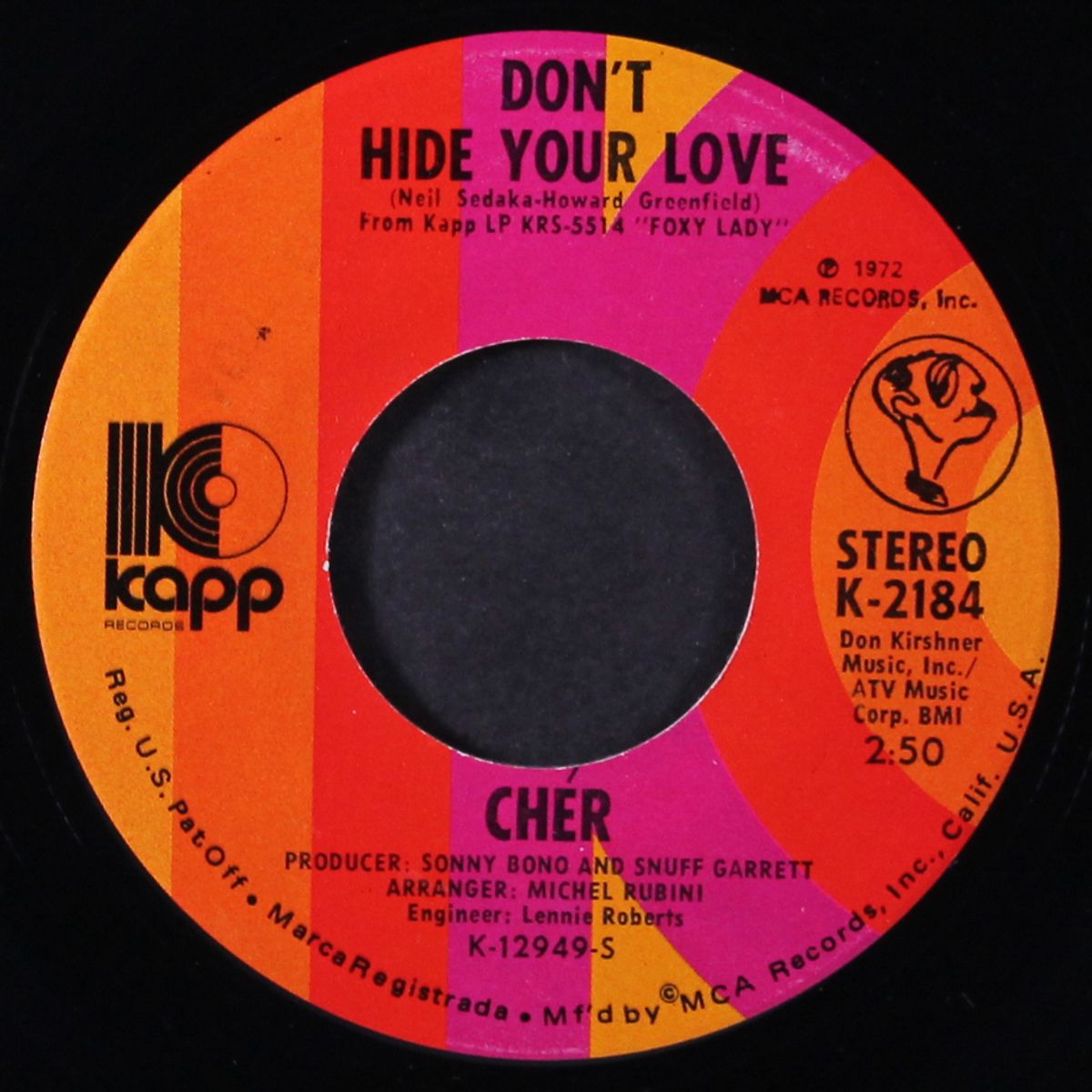 don't hide your love / the first time by CHER