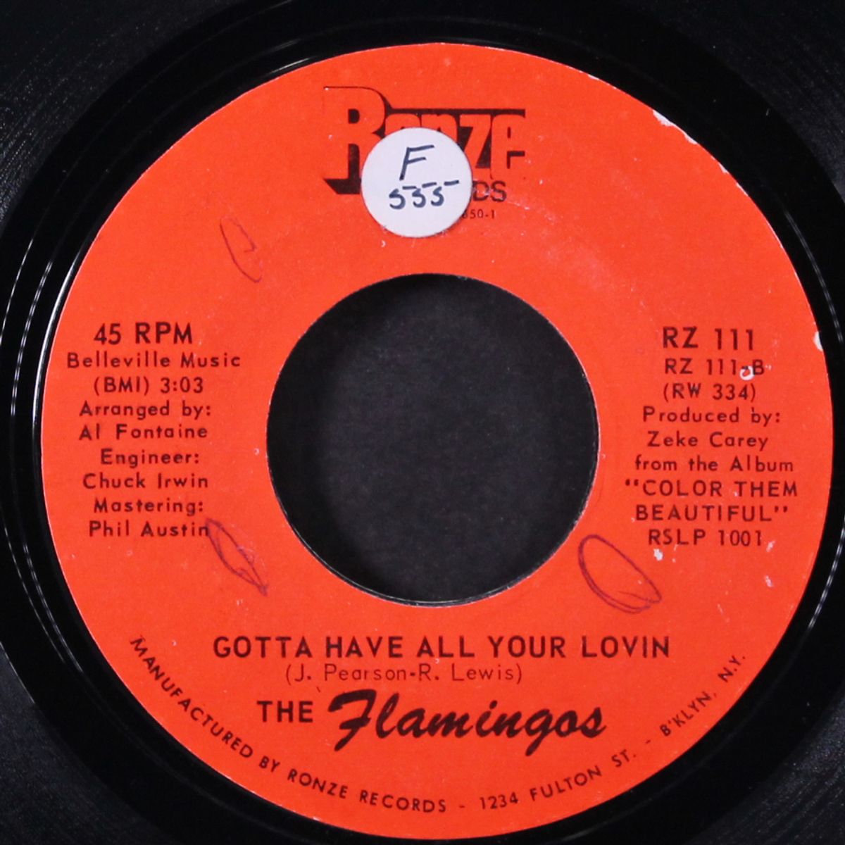 welcome home / gotta have all your lovin by FLAMINGOS