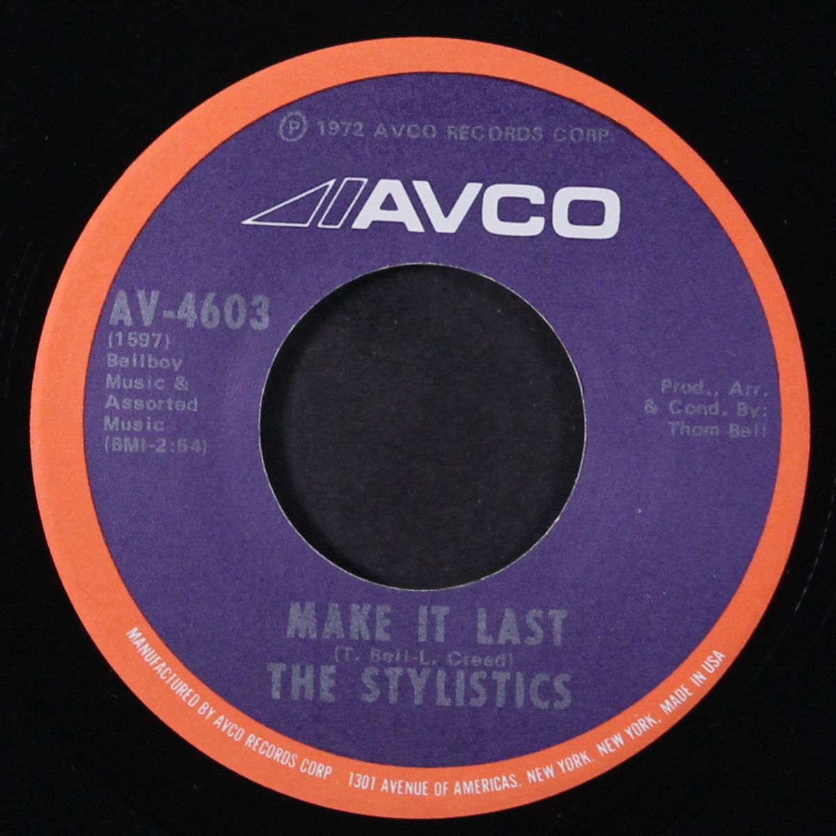 i'm stone in love with you / make it last by STYLISTICS