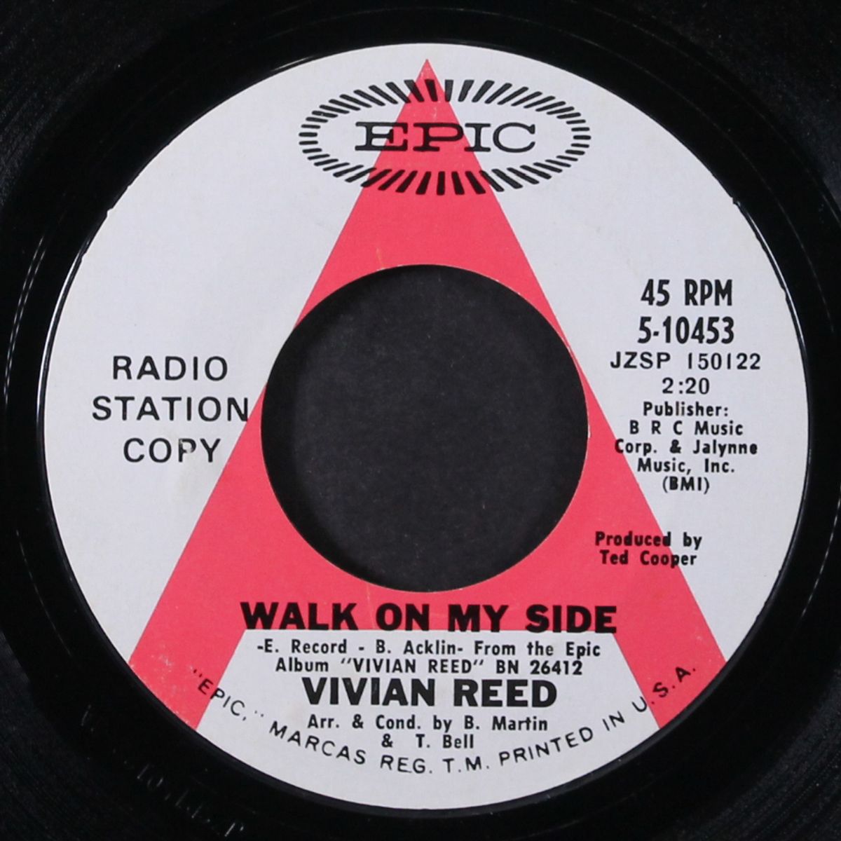 look the other way / walk on my side by VIVIAN REED