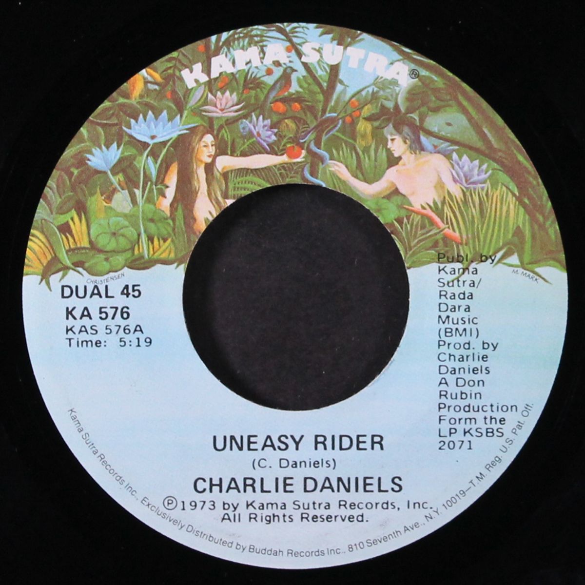 uneasy rider / funky junky by CHARLIE DANIELS