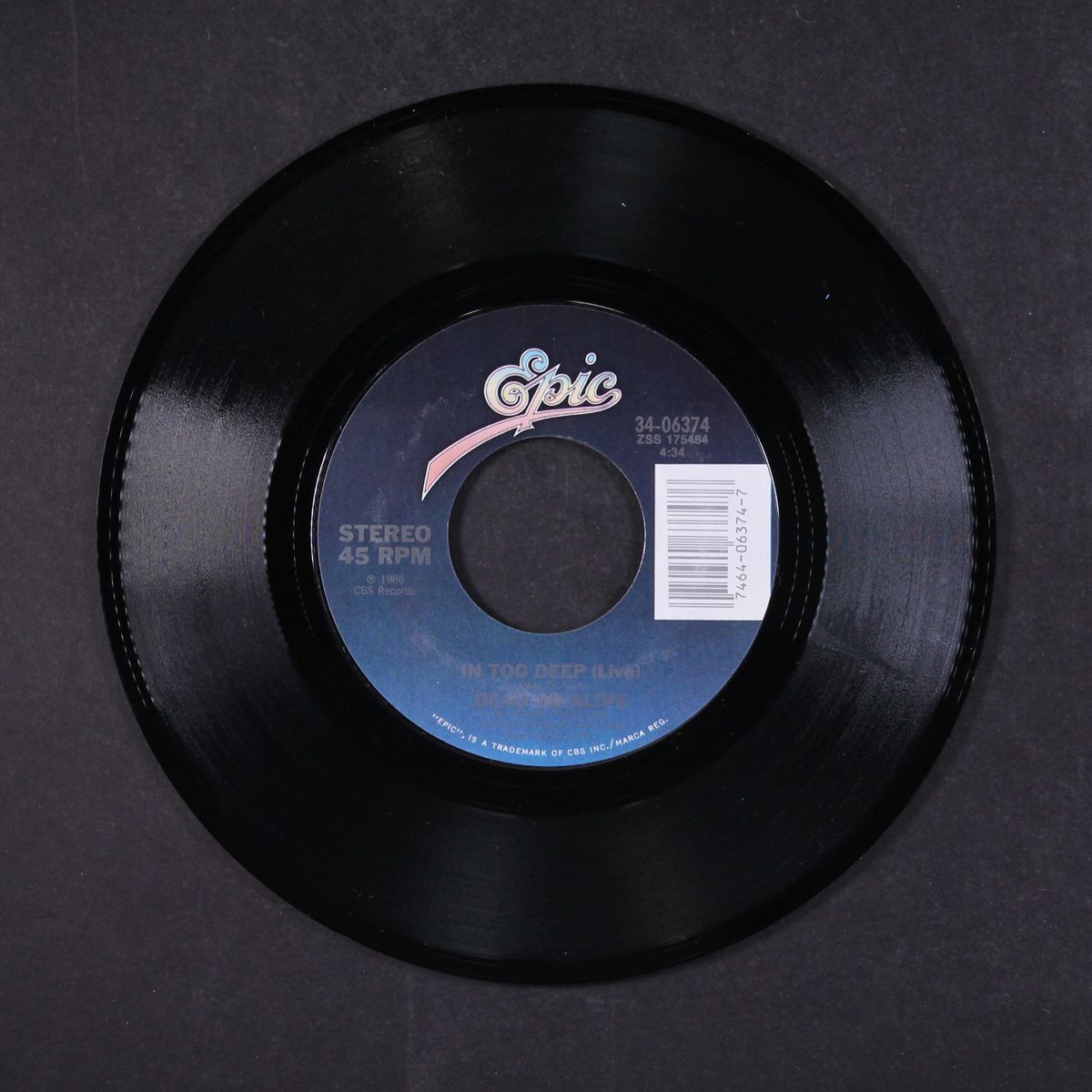 brand new lover / in too deep by DEAD OR ALIVE