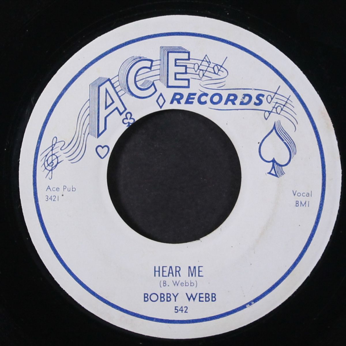 hear me / somebody else is taking my place by BOBBY WEBB