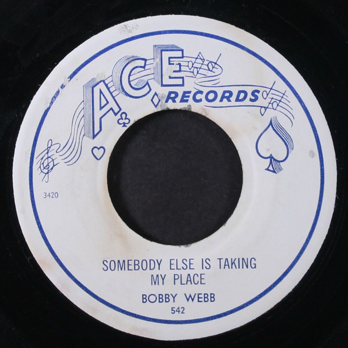 hear me / somebody else is taking my place by BOBBY WEBB