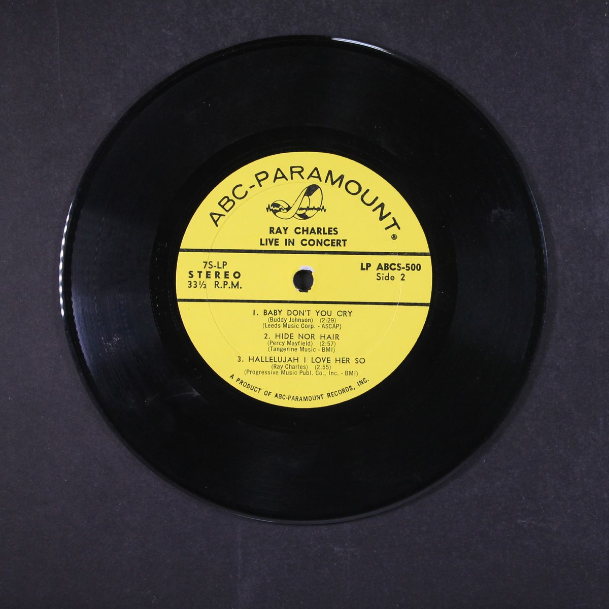 live in concert by RAY CHARLES