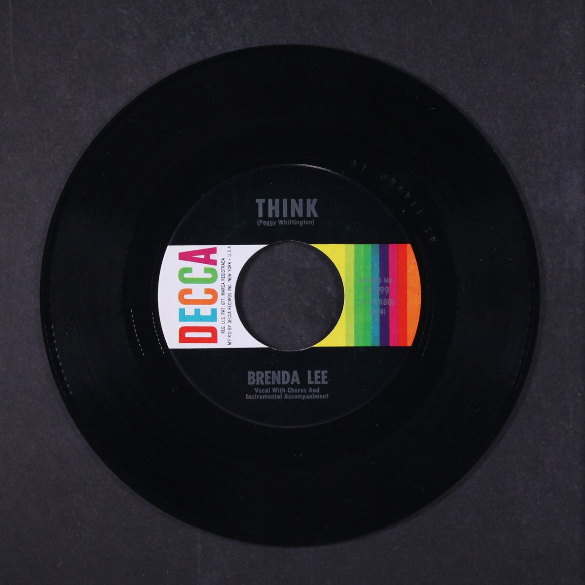 think / the waiting game by BRENDA LEE