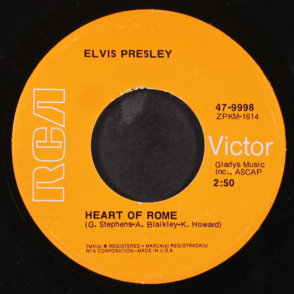 i'm leavin' / heart of rome by ELVIS PRESLEY