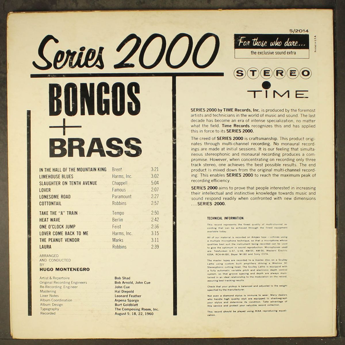 bongos + brass by HUGO MONTENEGRO