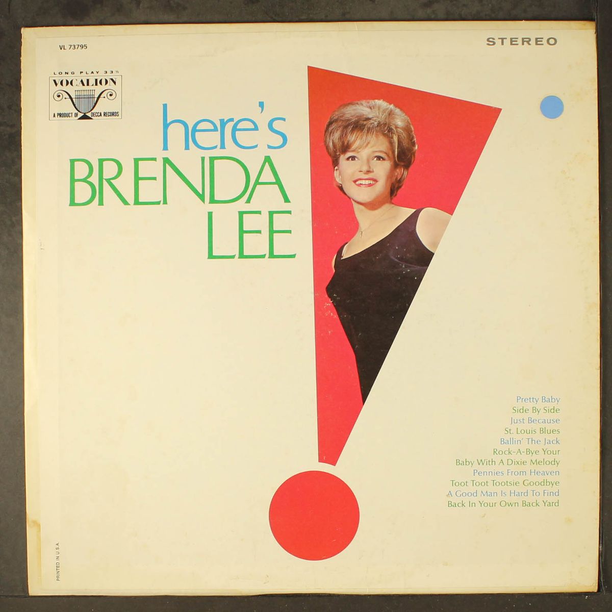 here's by BRENDA LEE
