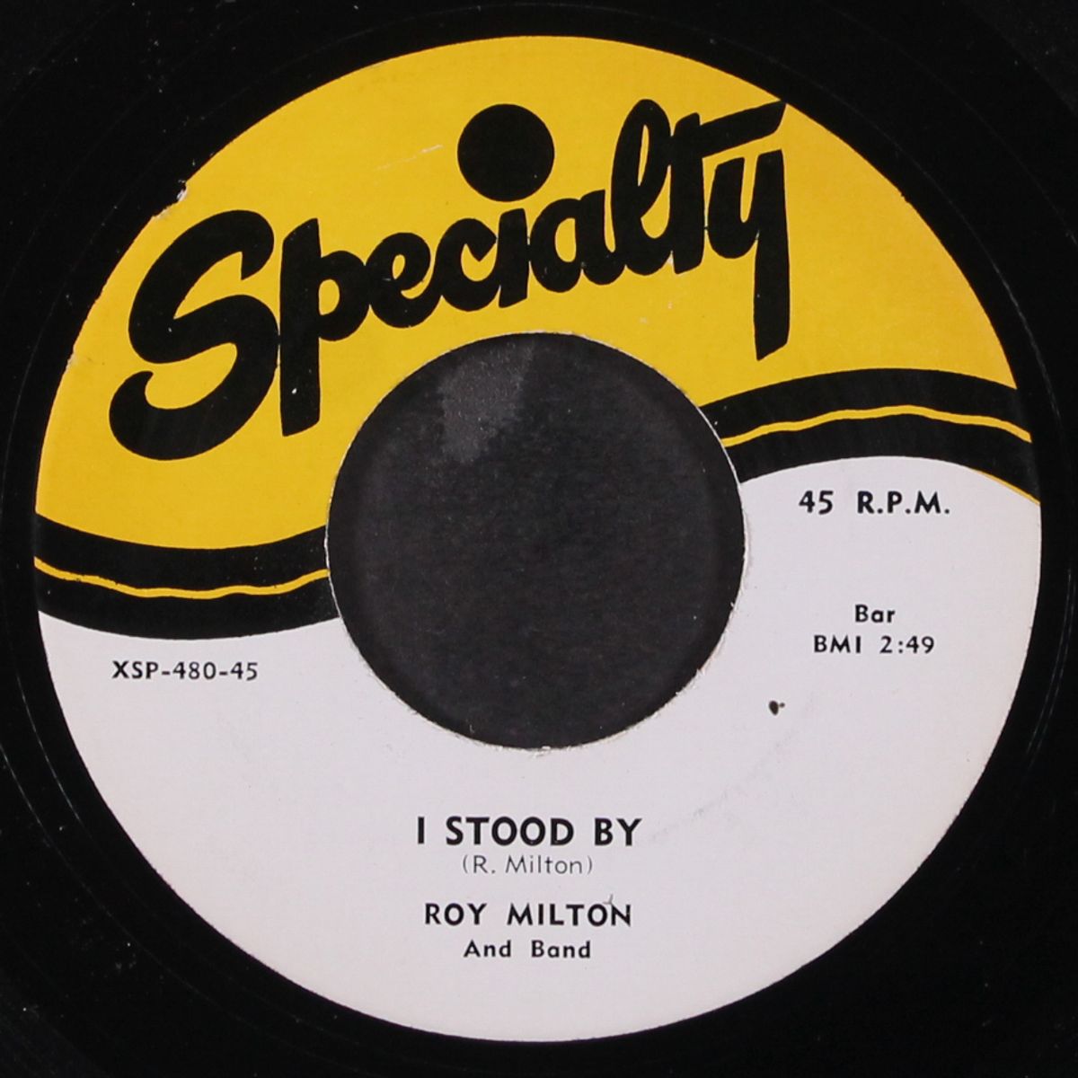 baby, you don't know / i stood by by ROY MILTON