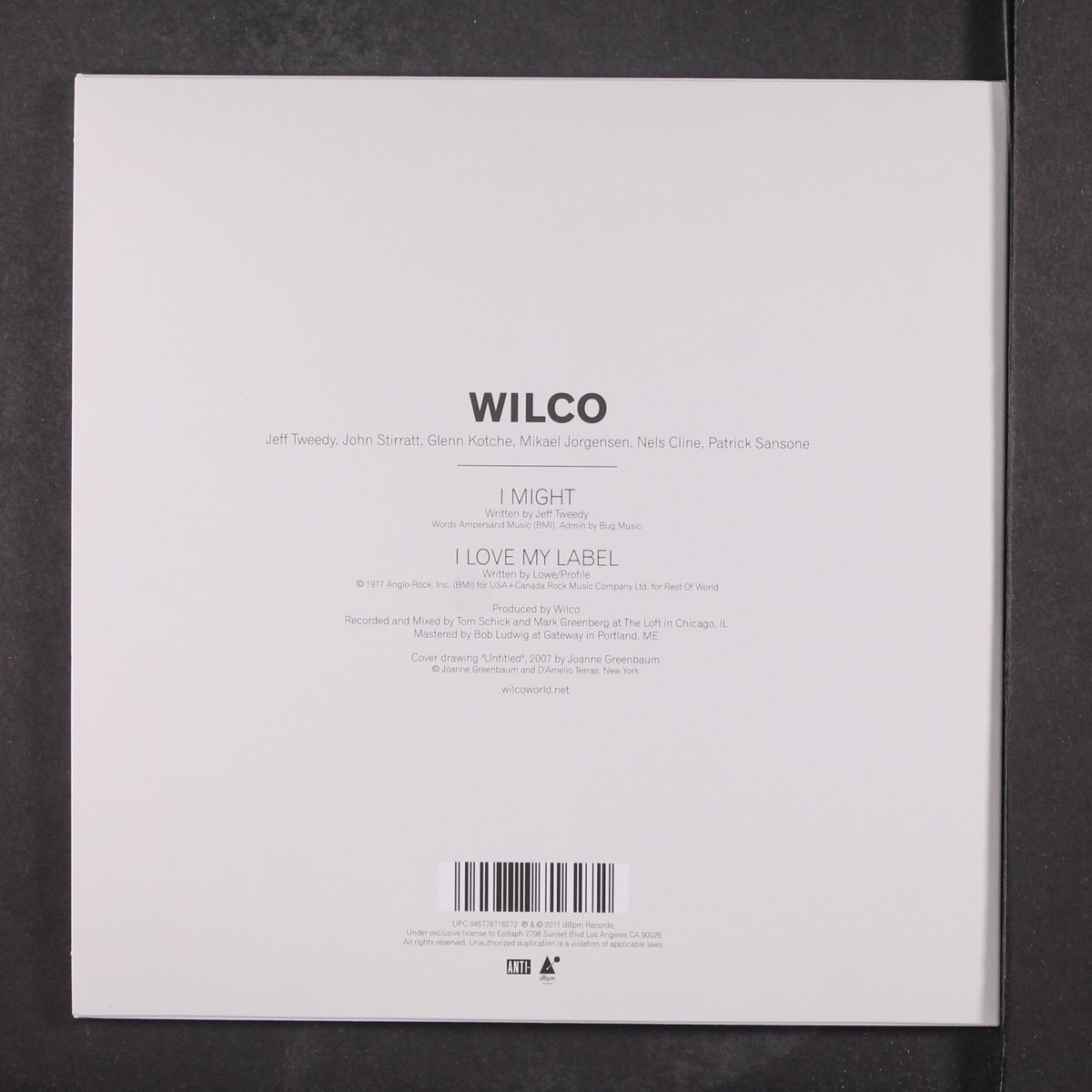 i might / i love my label by WILCO