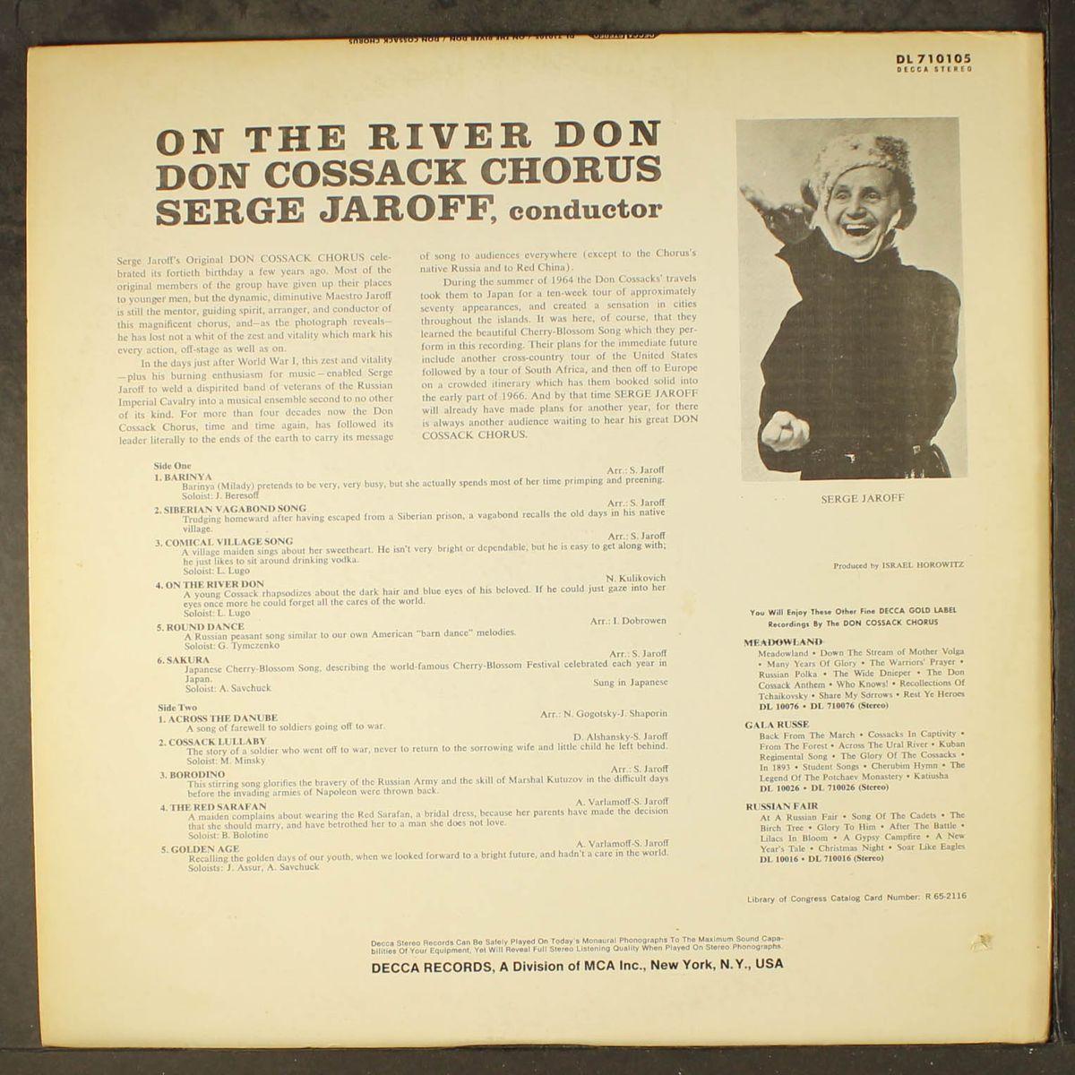 on the river don by DON COSSACK CHORUS