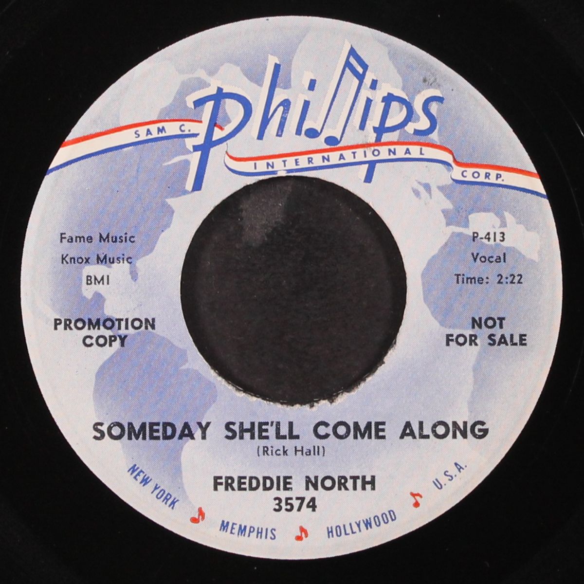 don't make me cry / someday she'll come along by FREDDIE NORTH