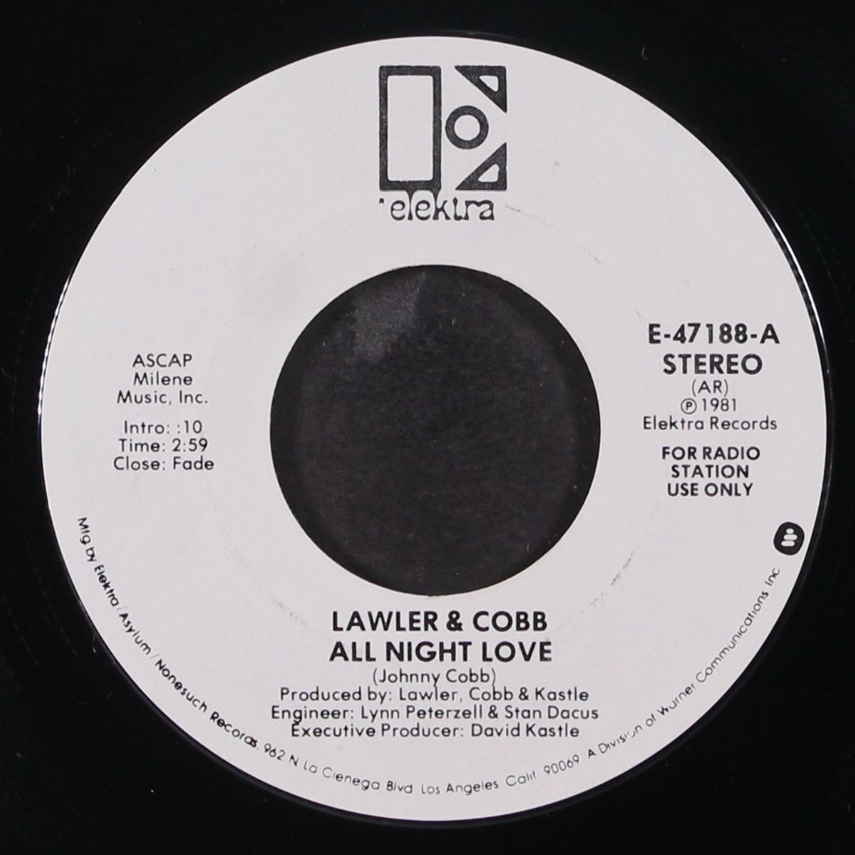 all night love / mono by LAWLER & COBB
