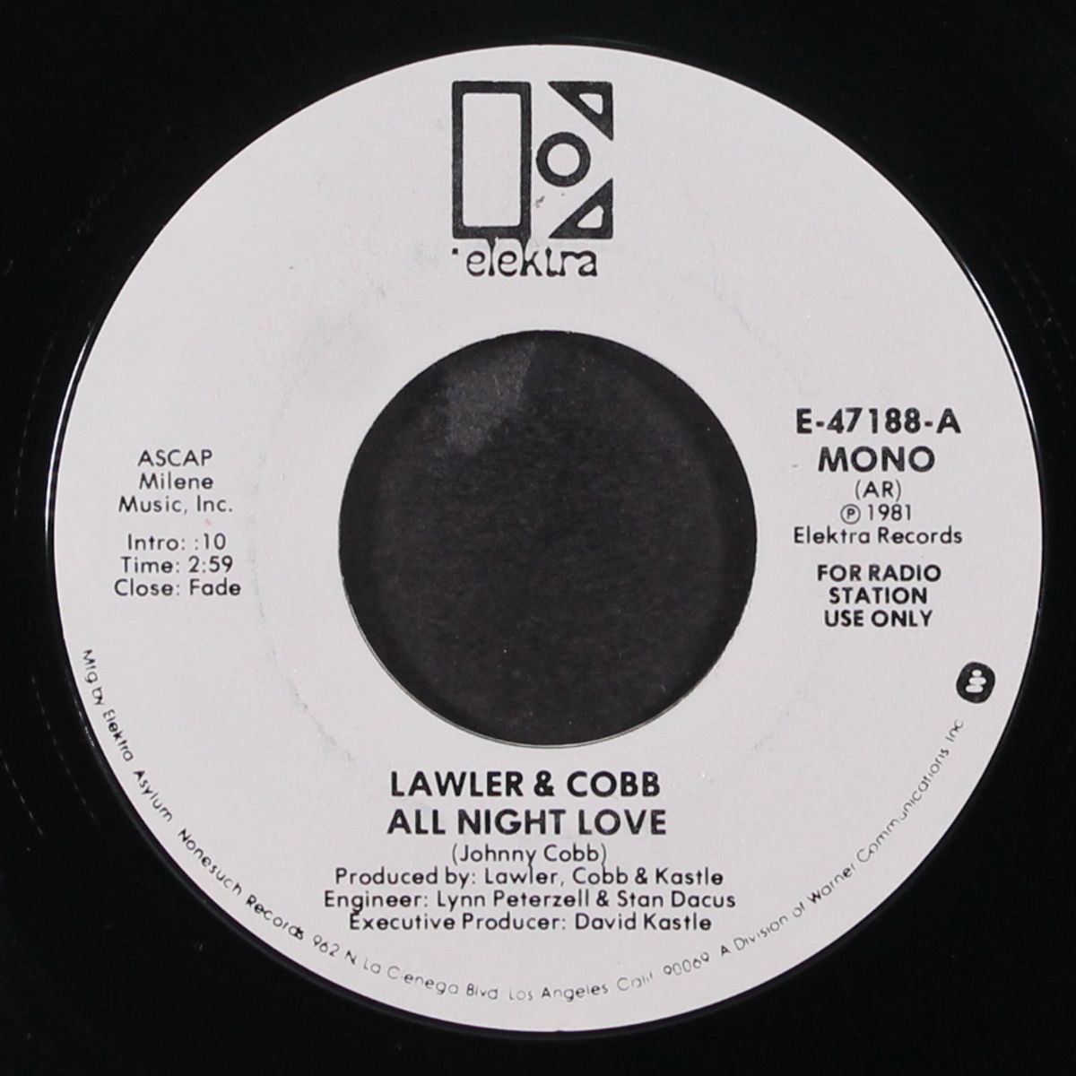 all night love / mono by LAWLER & COBB