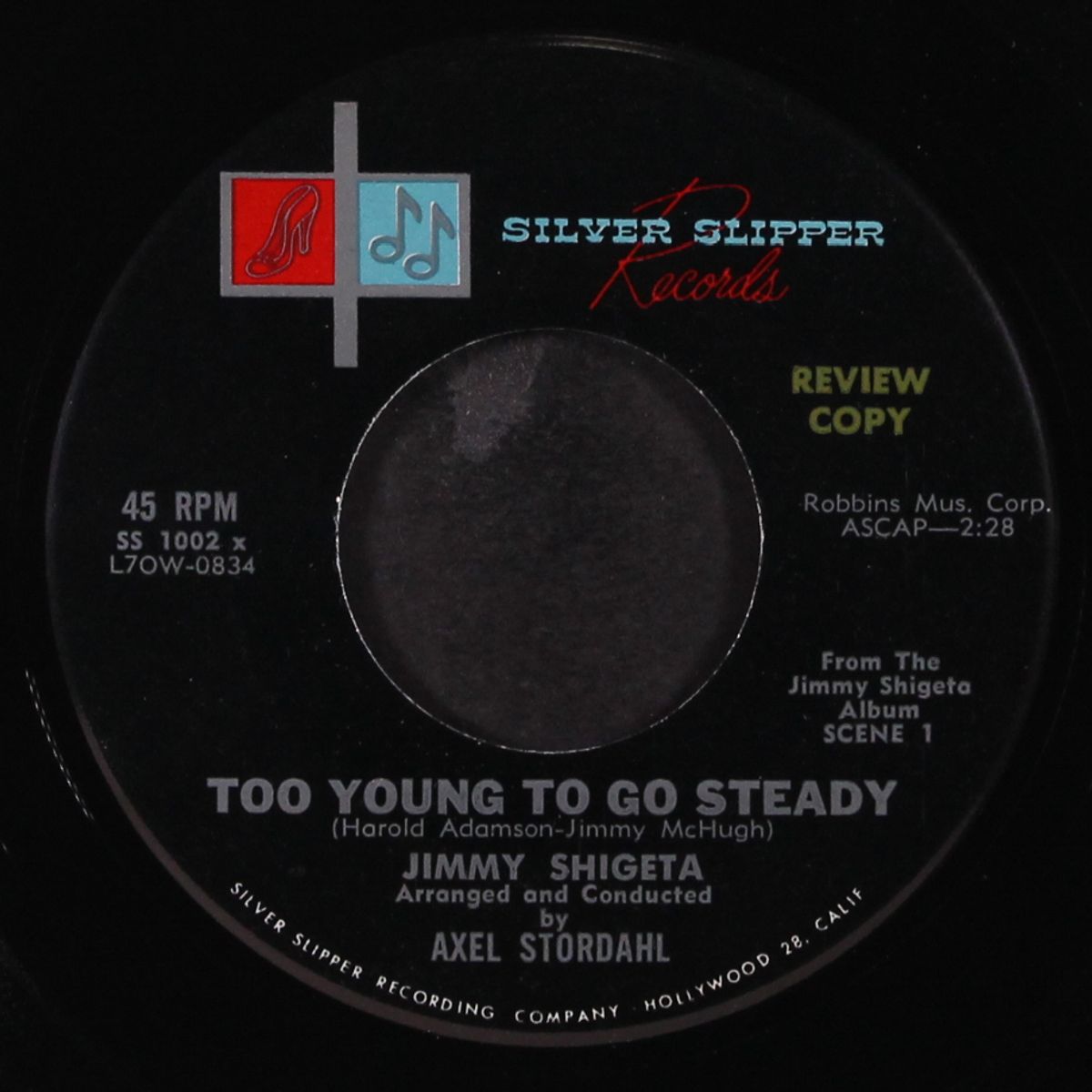 dreamin' chair / too young to go steady by JIMMY SHIGETA