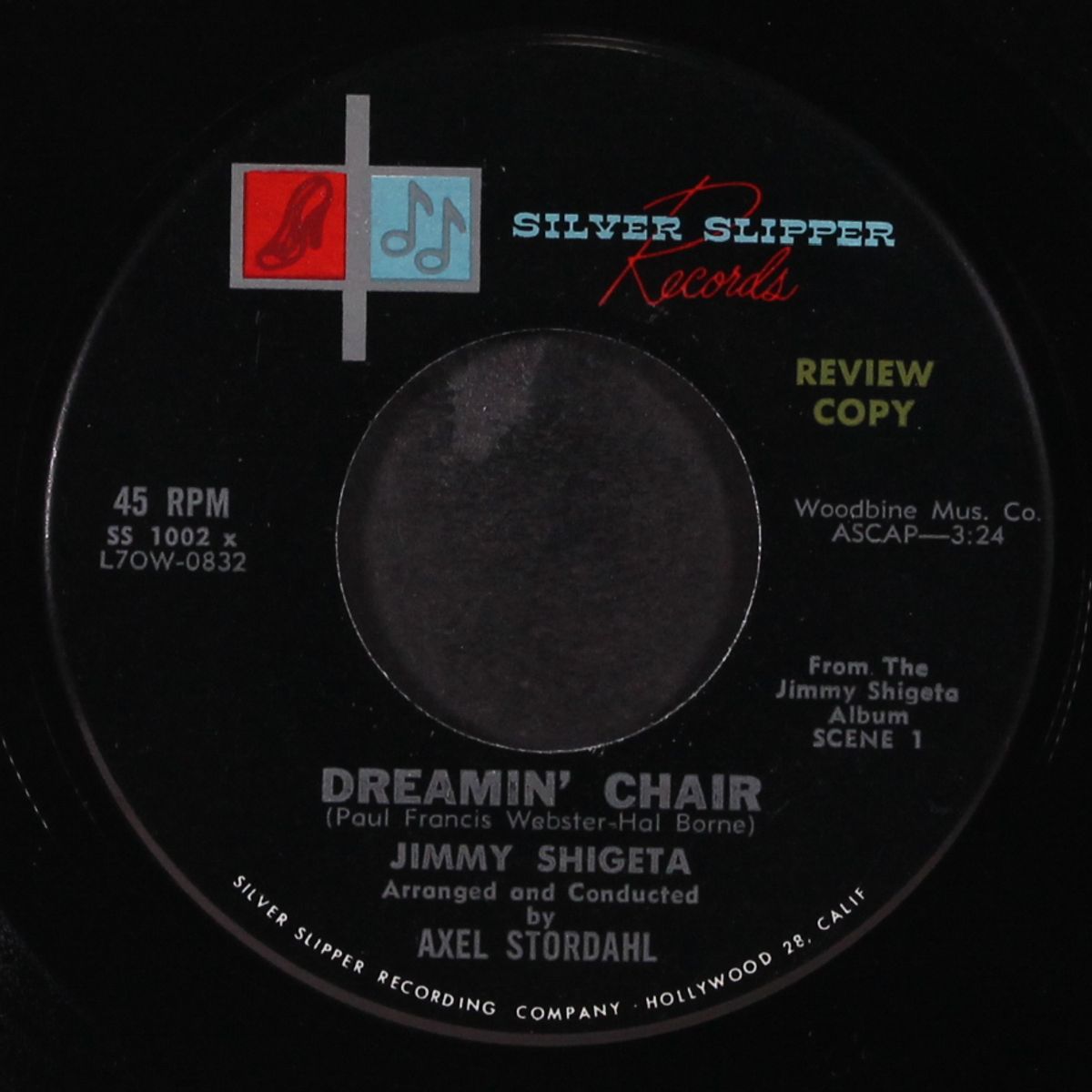 dreamin' chair / too young to go steady by JIMMY SHIGETA