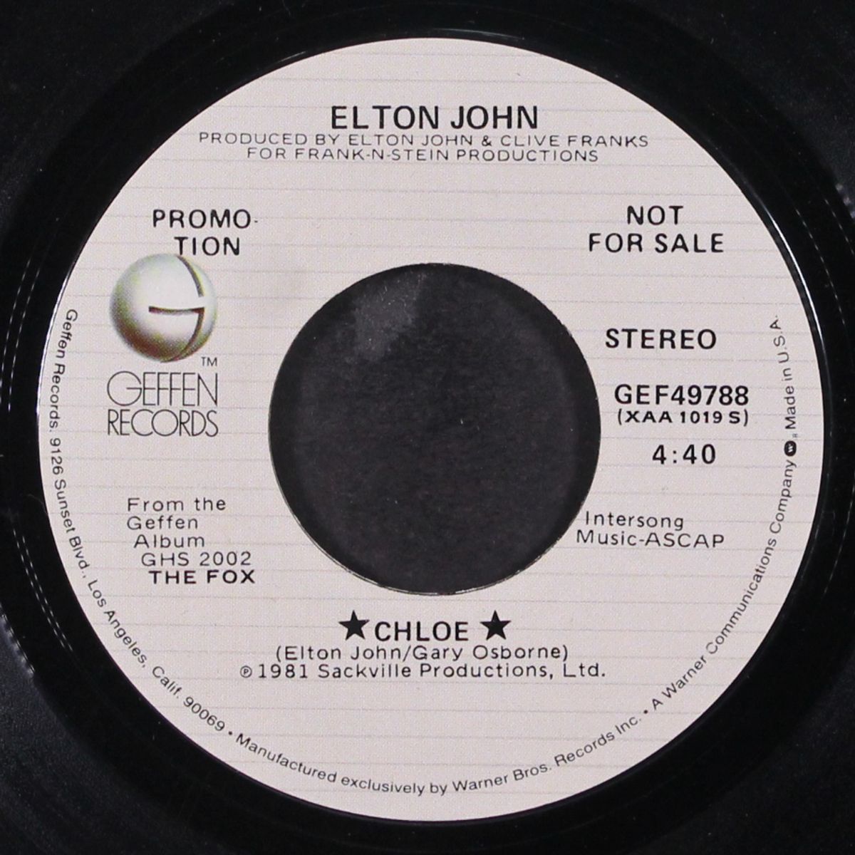 chloe by ELTON JOHN