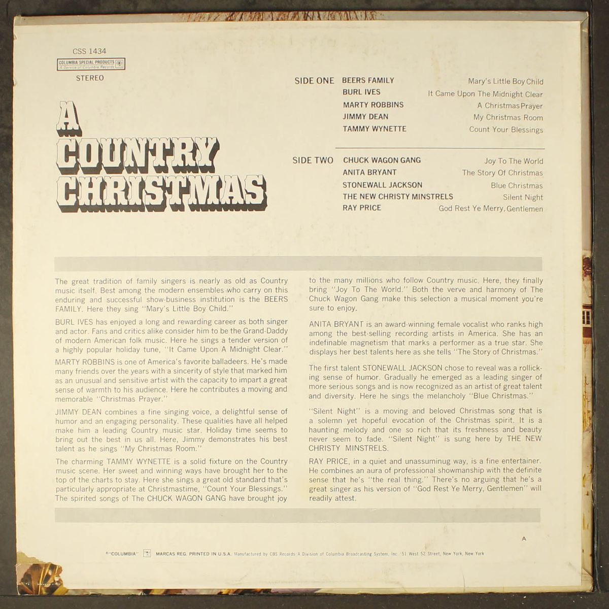 a country christmas by VARIOUS