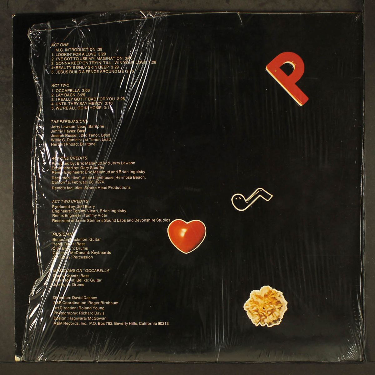 more than before by PERSUASIONS