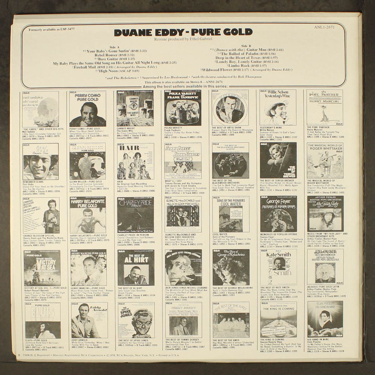 pure gold by DUANE EDDY