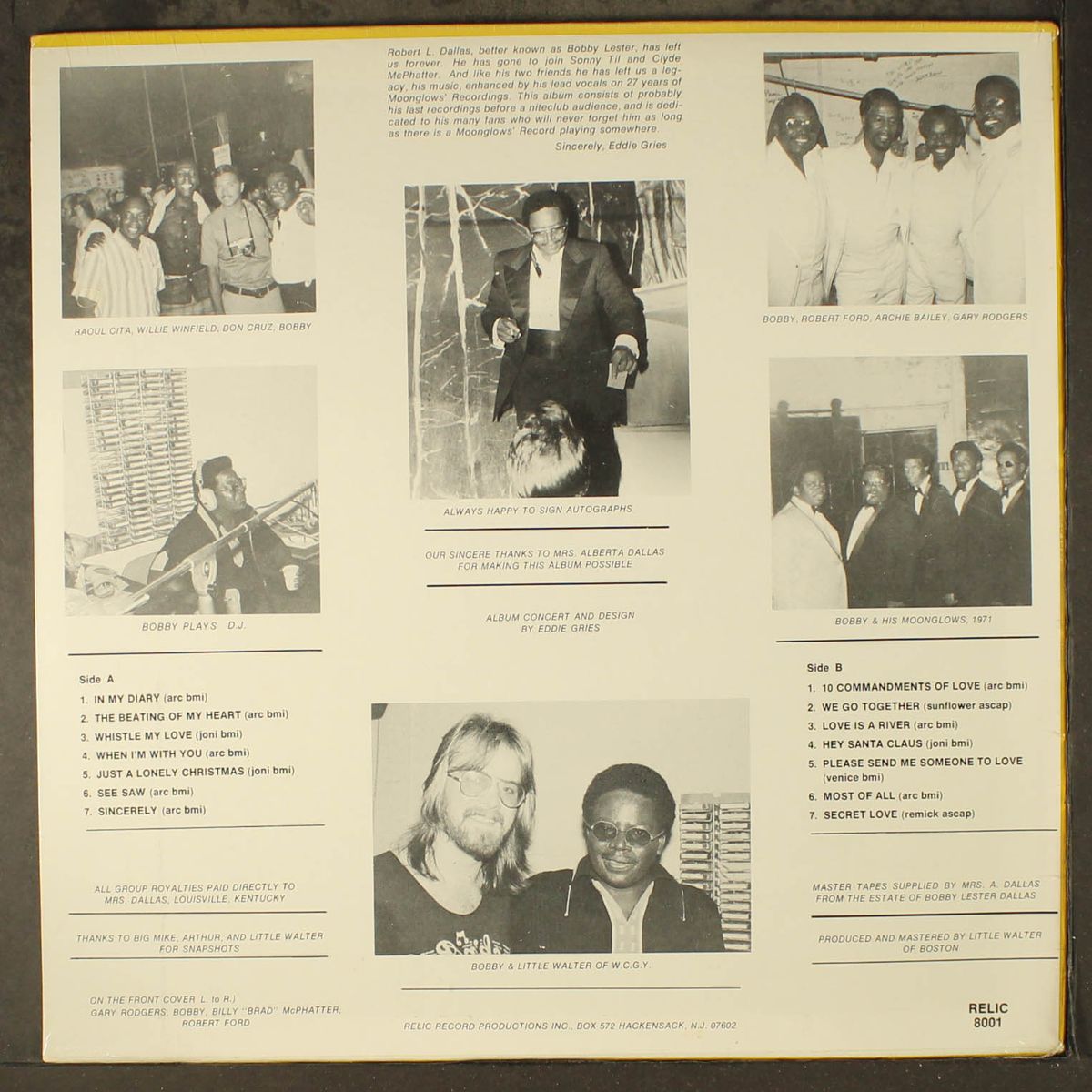 one more time by BOBBY LESTER & MOONGLOWS