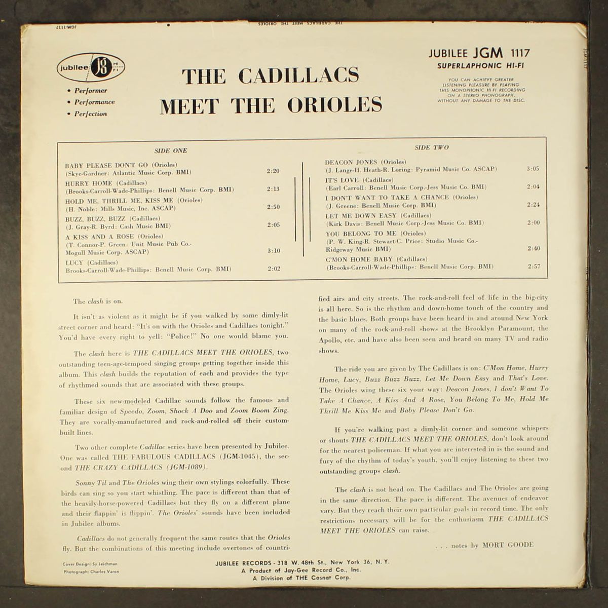 meet the orioles by CADILLACS