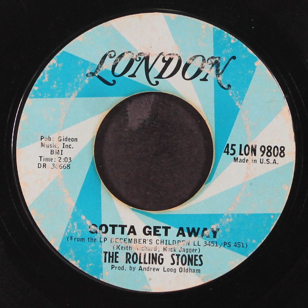 as tears go by / gotta get away by ROLLING STONES