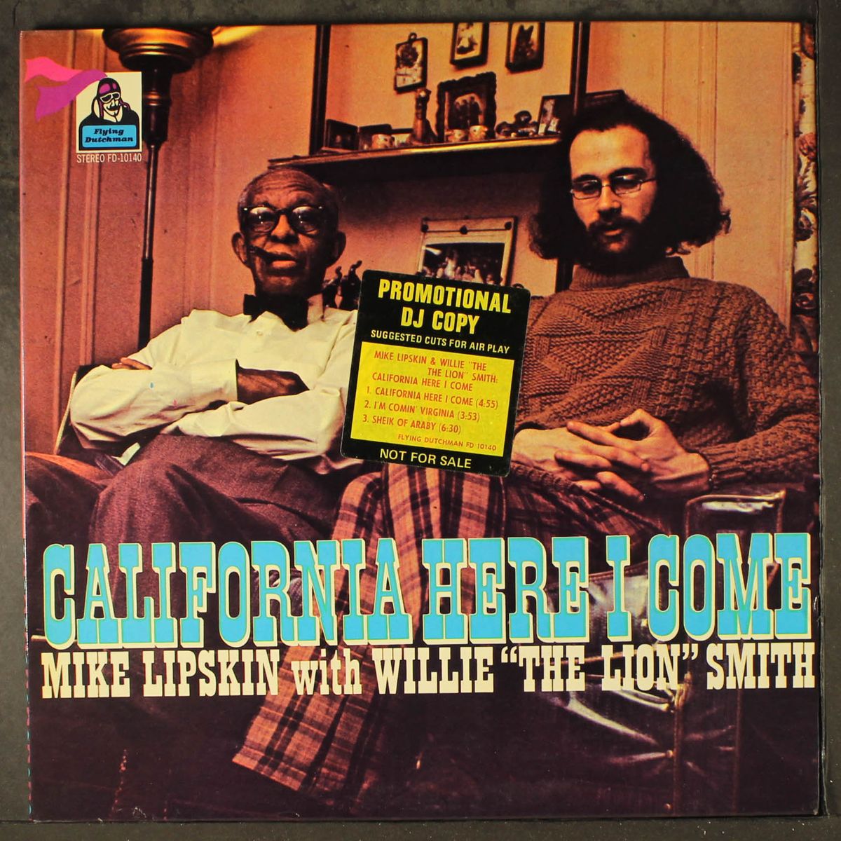 california here i come by MIKE LIPSKIN & WILLIE 'THE LION' SMITH