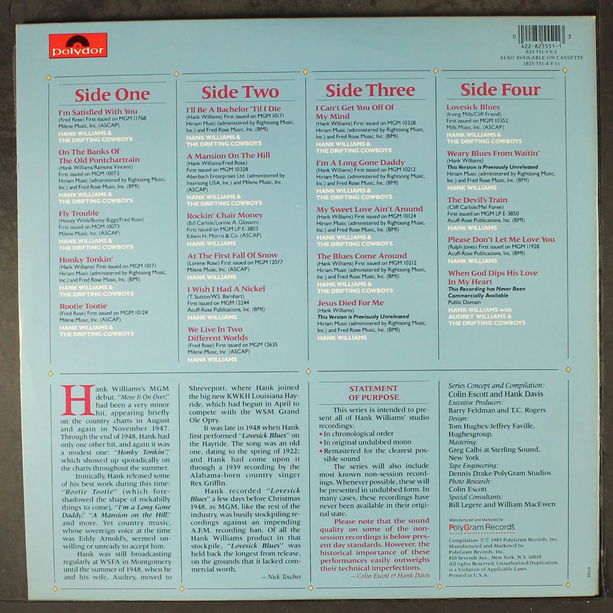 lovesick blues, 8/47 - 12/48 by HANK WILLIAMS