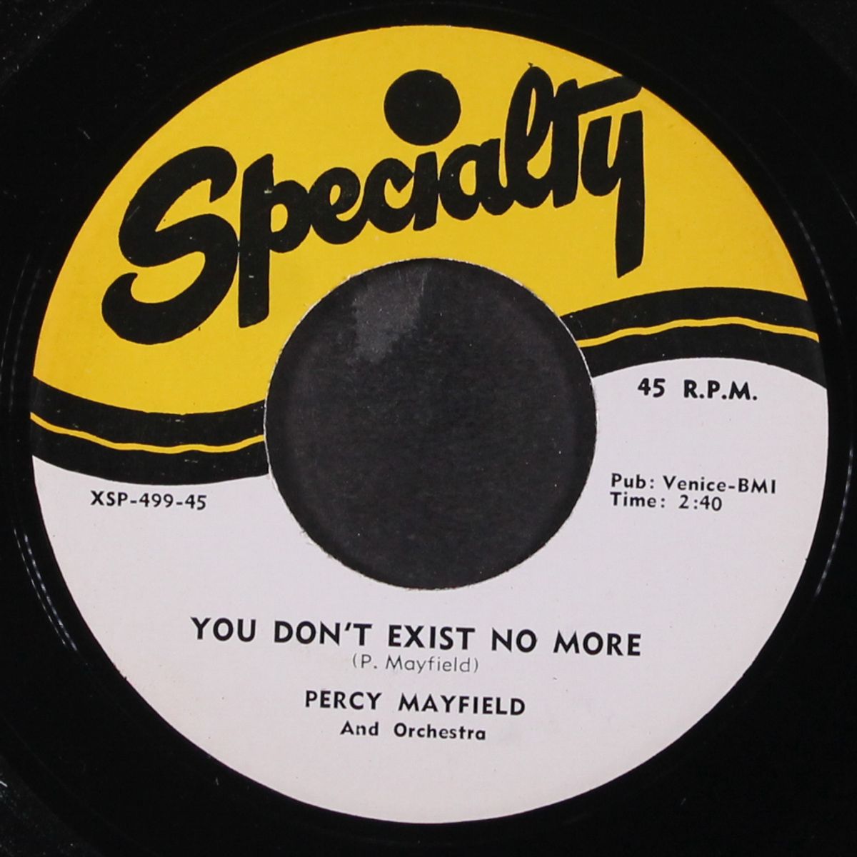 sugar mama, peachy papa / you don't exist no more by PERCY MAYFIELD