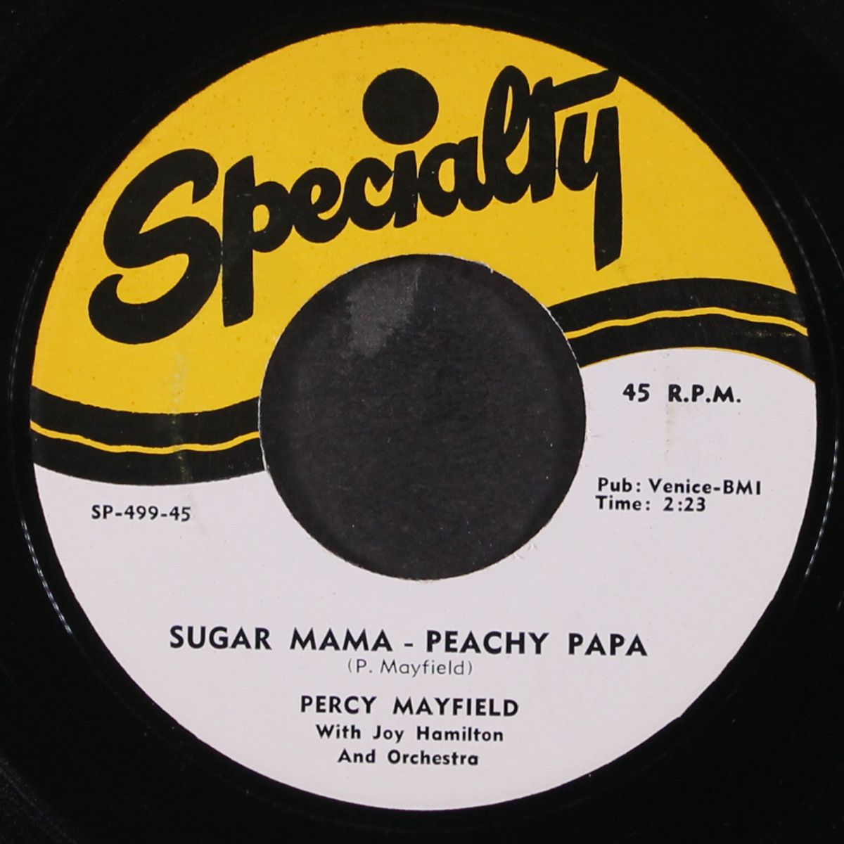 sugar mama, peachy papa / you don't exist no more by PERCY MAYFIELD