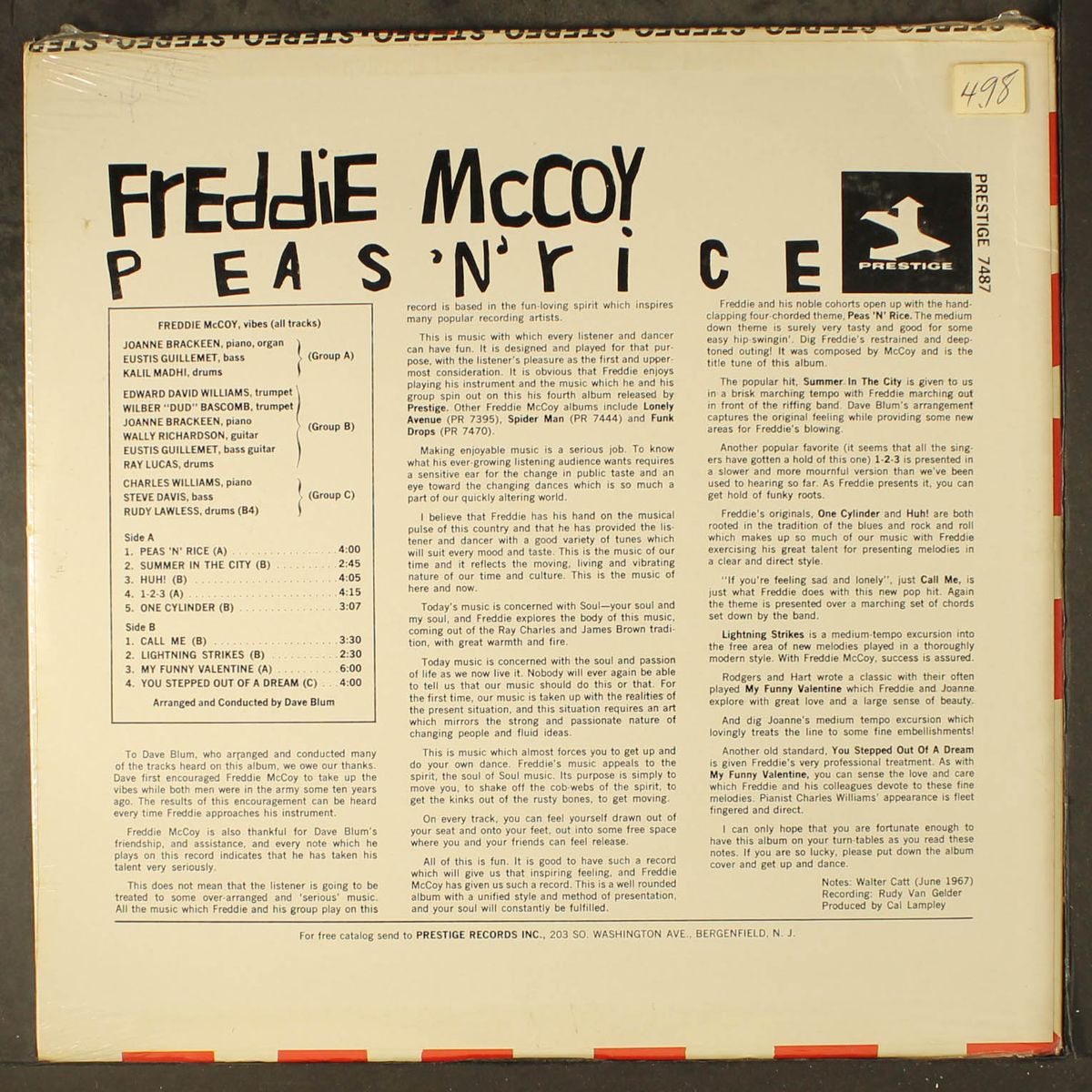 peas 'n' rice by FREDDIE MCCOY