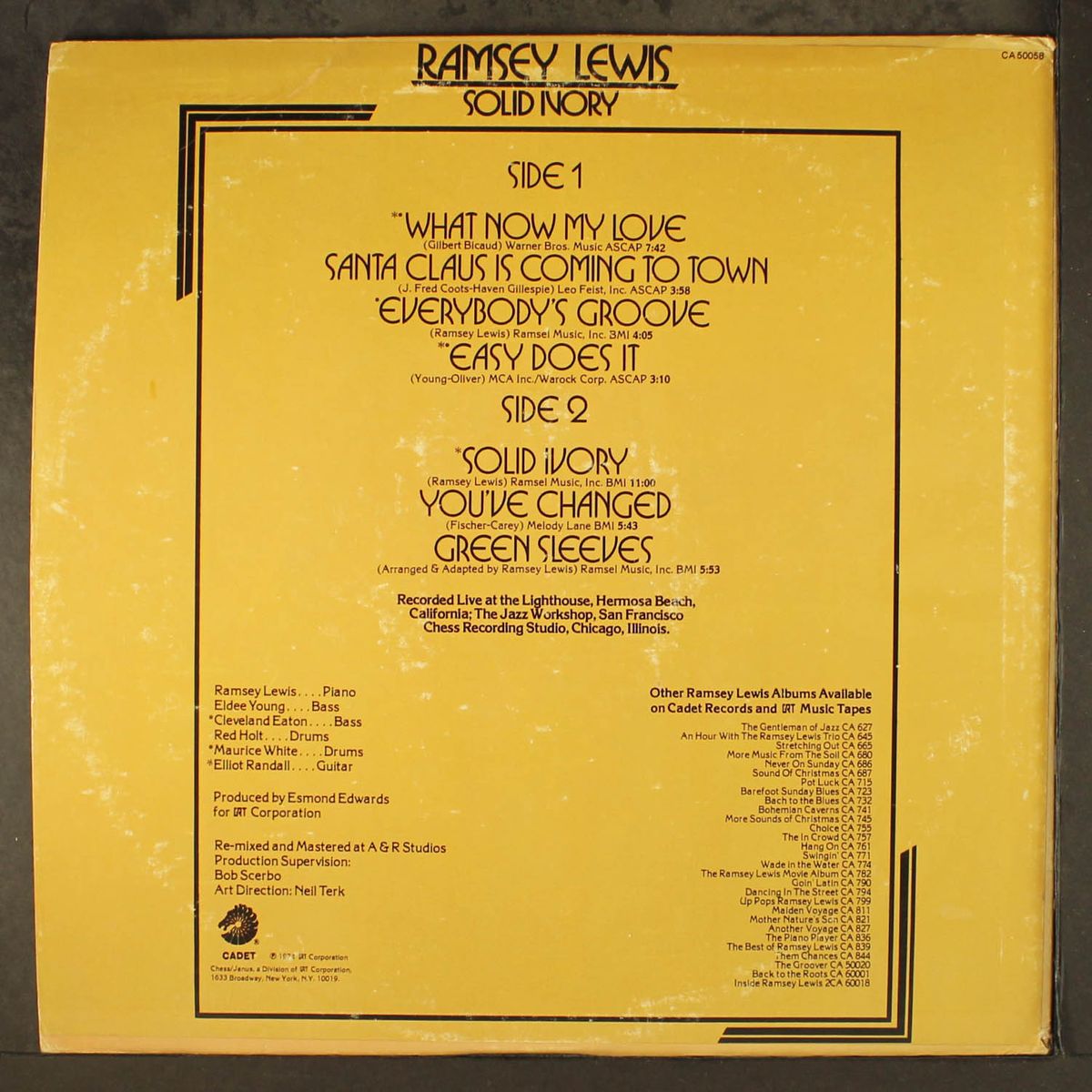 solid ivory by RAMSEY LEWIS