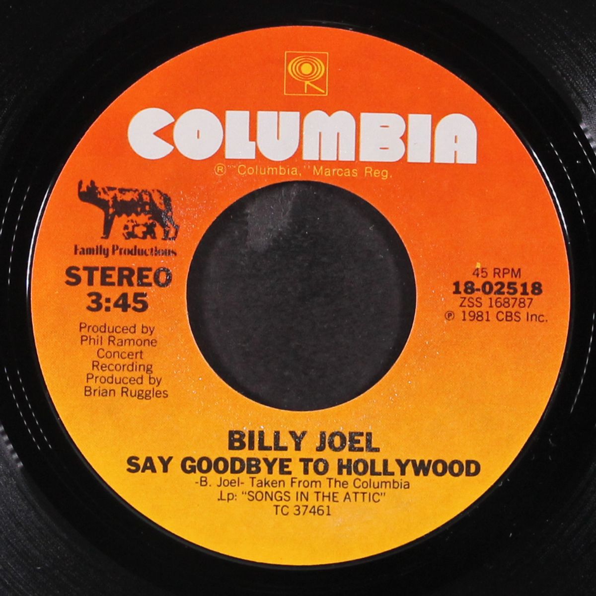 say goodbye to hollywood / summer, highland falls by BILLY JOEL
