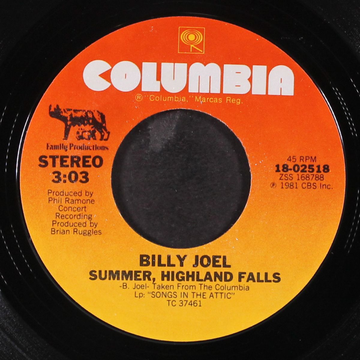 say goodbye to hollywood / summer, highland falls by BILLY JOEL