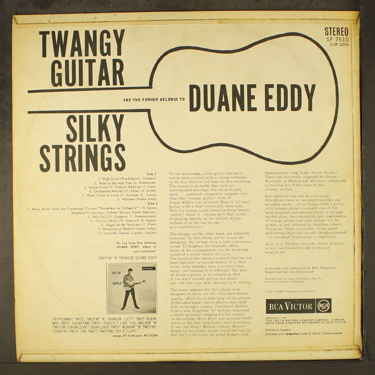 twangy guitar silky strings by DUANE EDDY
