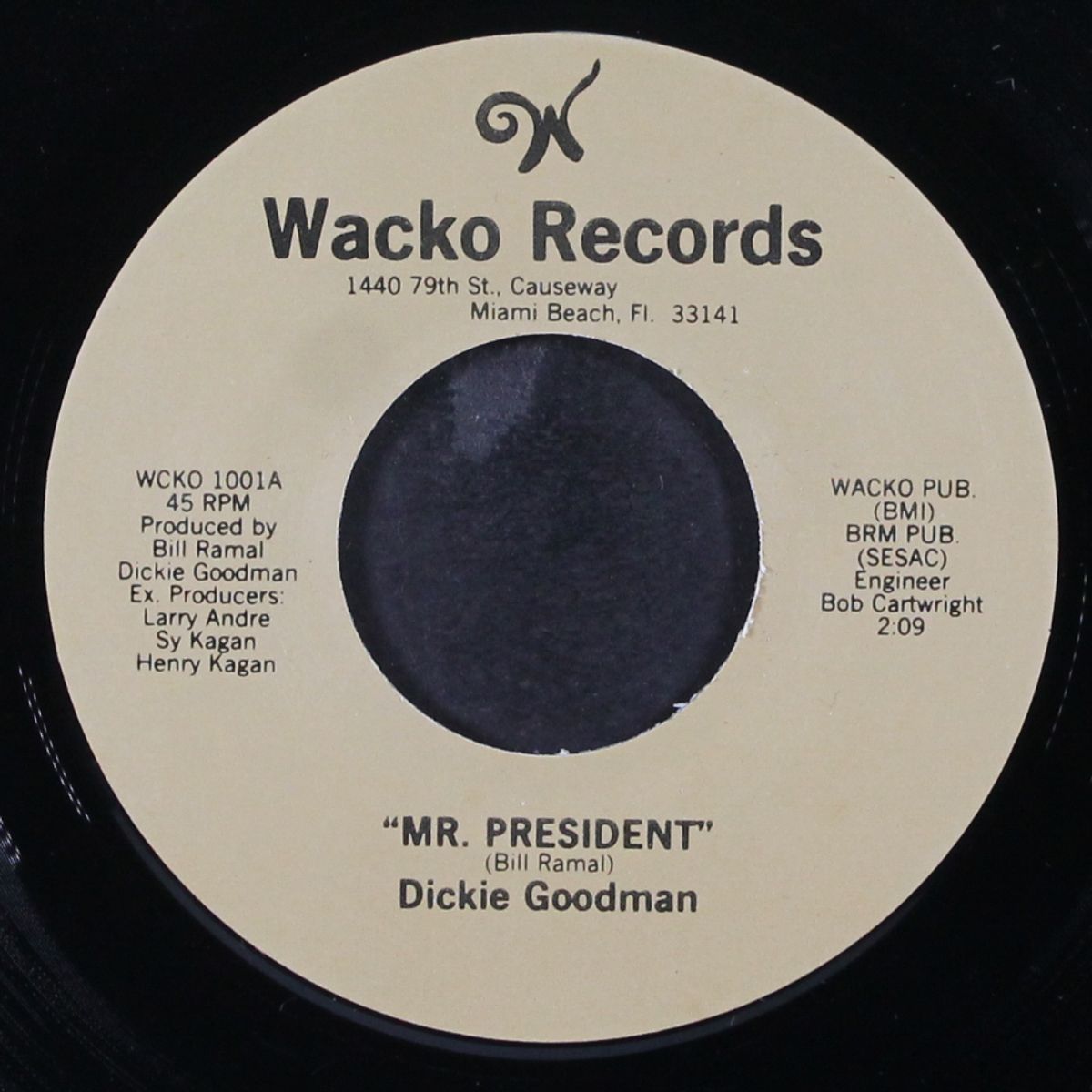 mr. president / dancin' u.s.a. by DICKIE GOODMAN