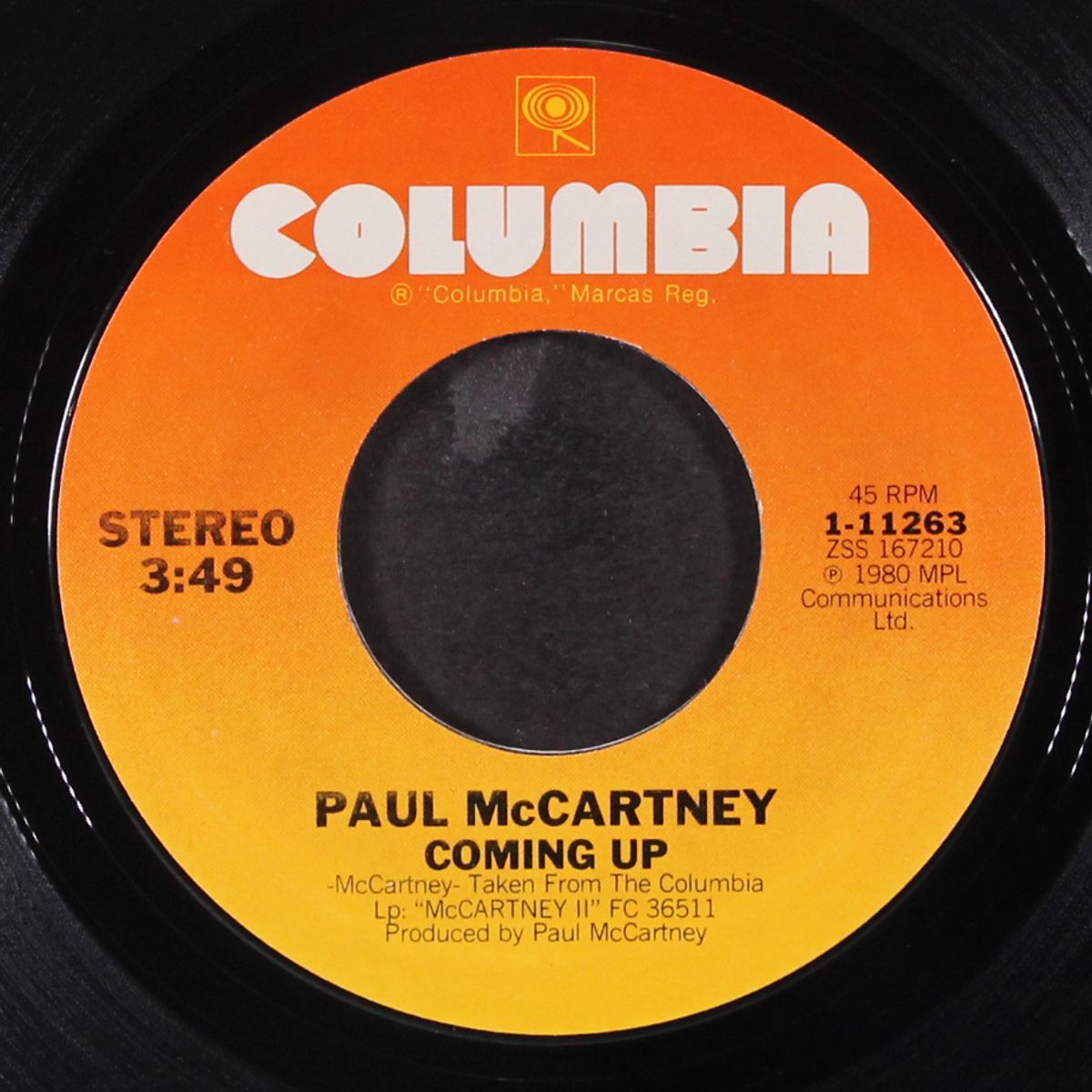 coming up / lunch box, odd sox by PAUL MCCARTNEY