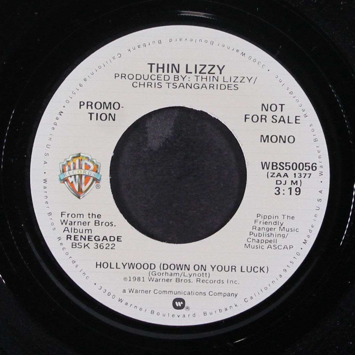 hollywood / mono by THIN LIZZY