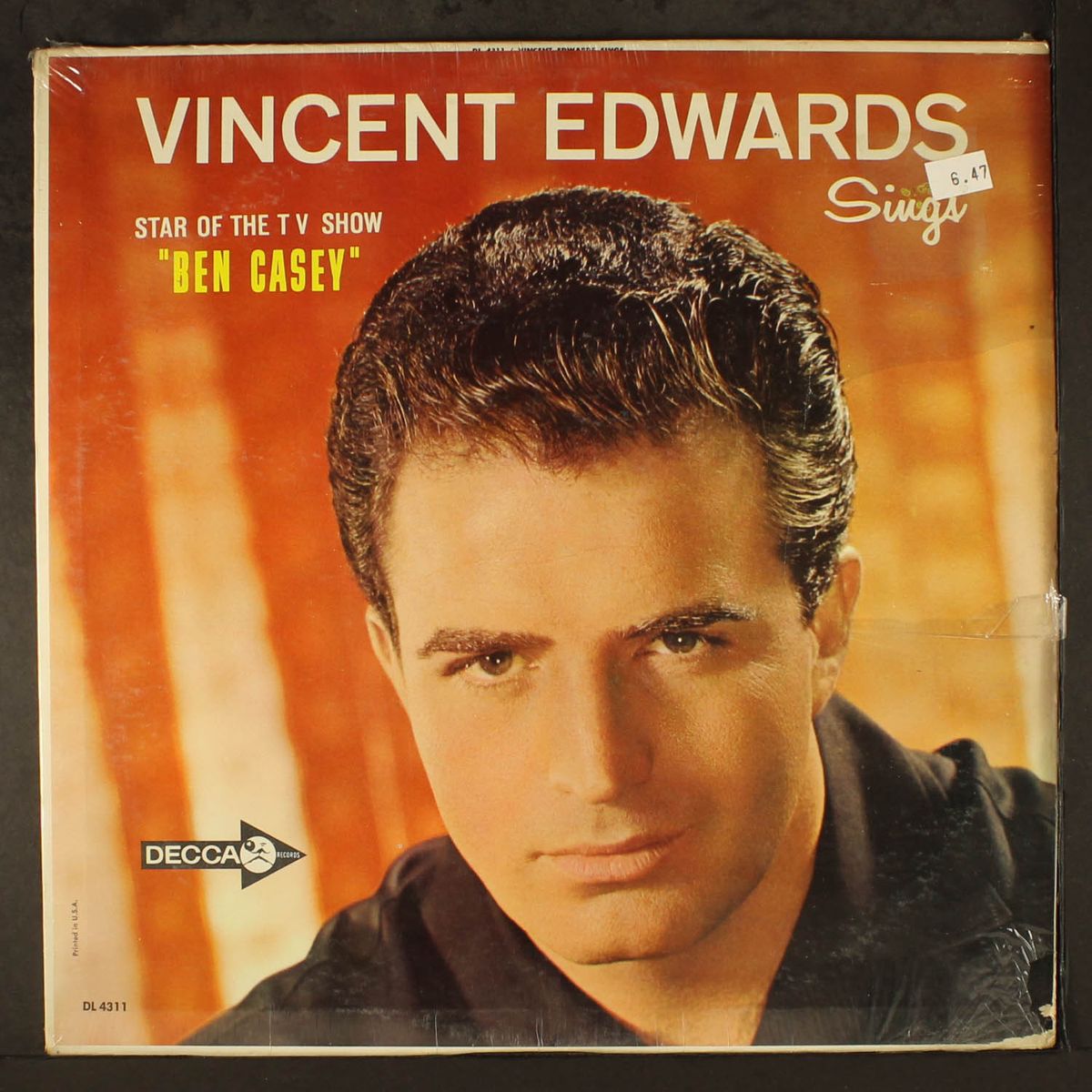 sings by VINCENT EDWARDS