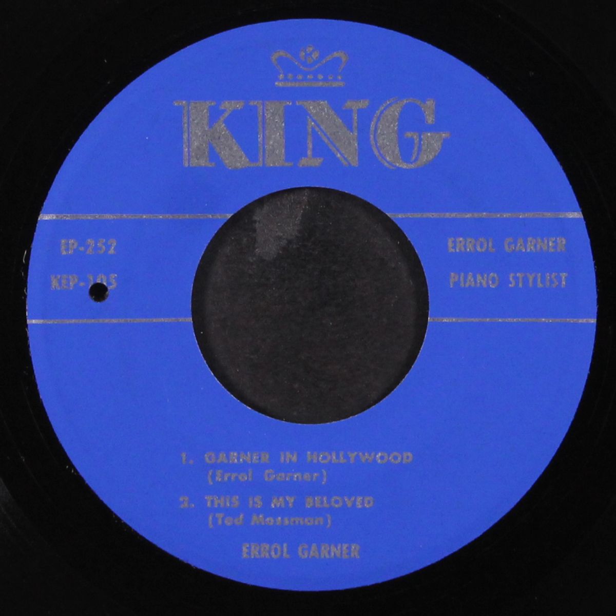 piano stylist by ERROL GARNER