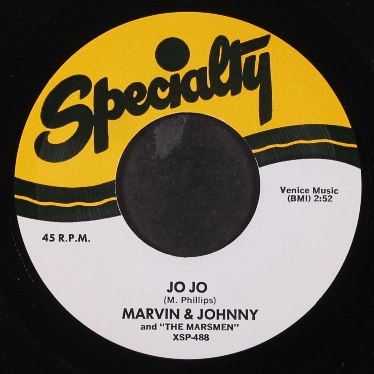 how long she been gone / jo jo by MARVIN & JOHNNY